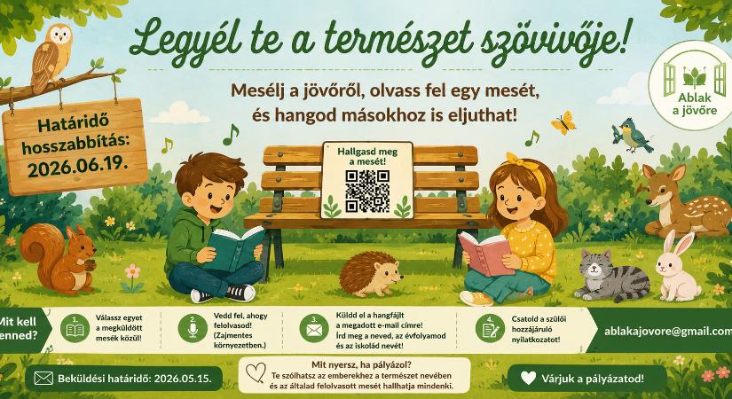 Tanító mesék hangján szólalhatnak meg a dorogi diákok az „Ablak a jövőre” projektben