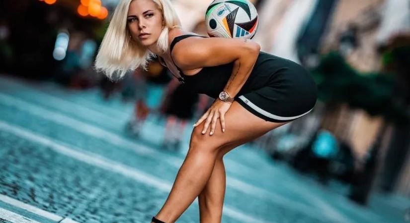 Bikiniben villantotta meg elképesztő formáját a footgolf magyar királynője