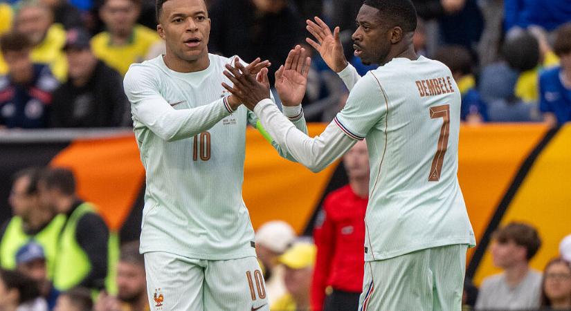 Dembélé elbeszélgetett Mbappével, hogy a francia válogatottban több energiát tegyen a védekezésbe, mint a Real Madridban