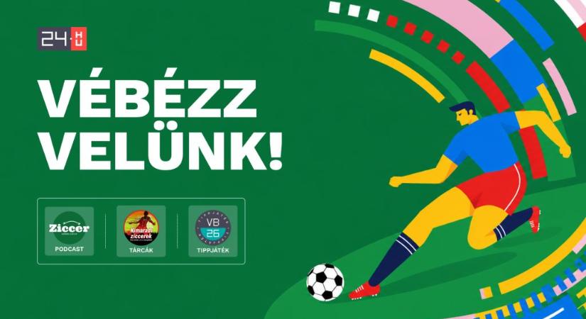 Vébézz velünk: sűrű élő Ziccerekkel, tárcákkal és tippjátékunkkal várunk!