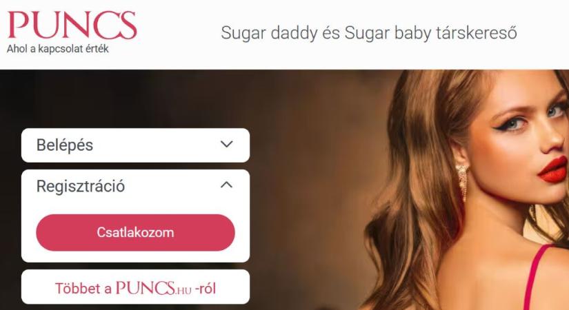 Dübörög a sugarbaby-biznisz: 125 milliót kaszált a Puncs.hu tulajdonosa