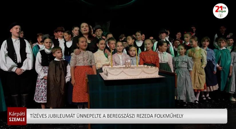 Tízéves jubileumát ünnepelte a Beregszászi Rezeda Folkműhely (videó)
