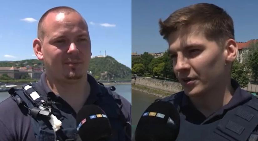 „Csinálni kell, ennyi” – megszólaltak a Petőfi hídnál mentő rendőrök