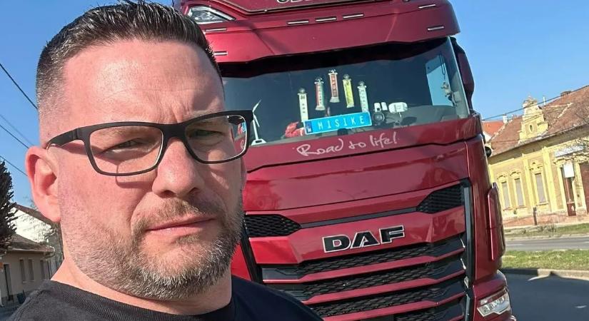 „Egy pillanatig sem volt kérdés, hogy itt a helyem” – foggal húzott el egy 20 tonnás kamiont Popey a szívbeteg Tibikéért