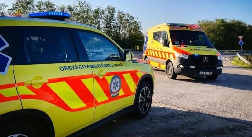 Drámai munkahelyi baleset Veszprém megyében, mentők rohantak a helyszínre