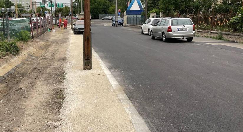 Megújuló járdák, újra aszfaltozott Cirkeli utca