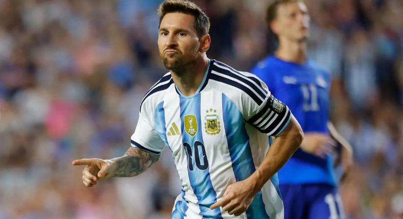 Messi szenzációsan tért vissza, futballtörténelmet írt a foci-vb előtt – videó