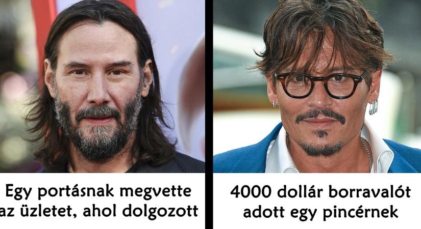 10 híresség, akik a pénzüket arra fordították, hogy egy idegen napját szebbé tegyék
