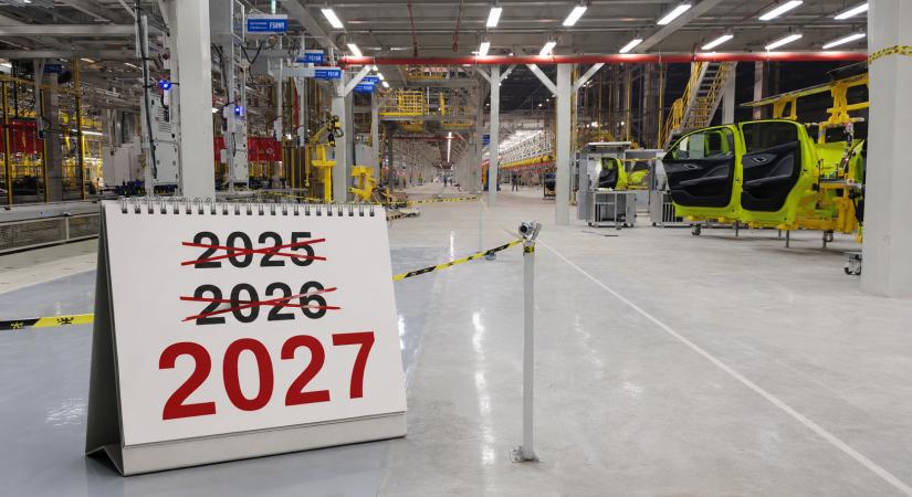 Az összeszerelő üzem próbaüzeme csak 2027-ben indul a szegedi BYD-gyárban