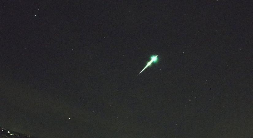 Ritka meteorraj tűzgömbje szelte át az eget – ritka látvány