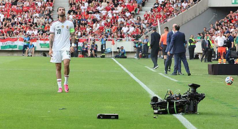 Ezért szakadt le egy kamera a magyar válogatott meccsén  az MLSZ álláspontja