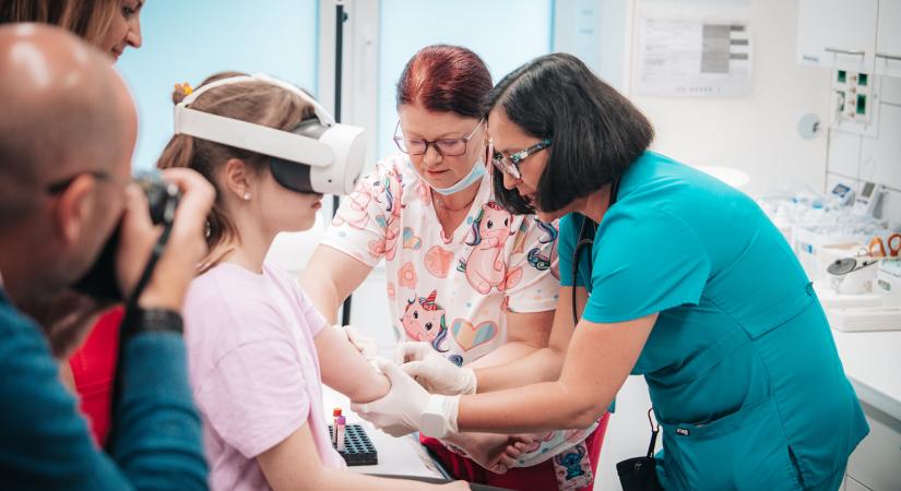 Virtuális valóság a gyermekkórházban: vérvétel és gyógytorna stressz nélkül