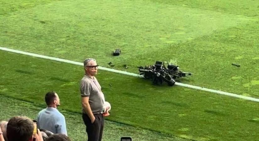 Megtudtuk, ezért zuhant a pályára a kamera. Megszólalt a nyíregyházi szemtanú (videóval)