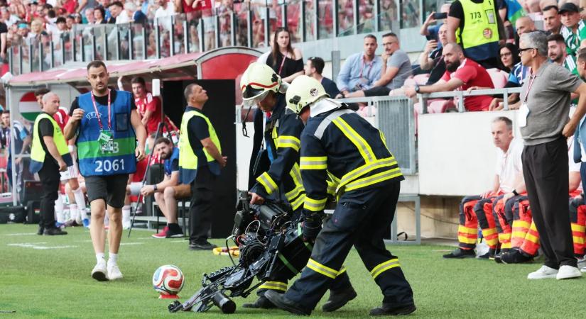 Kevésen múlt a tragédia Szoboszlaiék meccsén: "Ha kicsit arrébb állok, akkor most nem beszélgethetnénk"