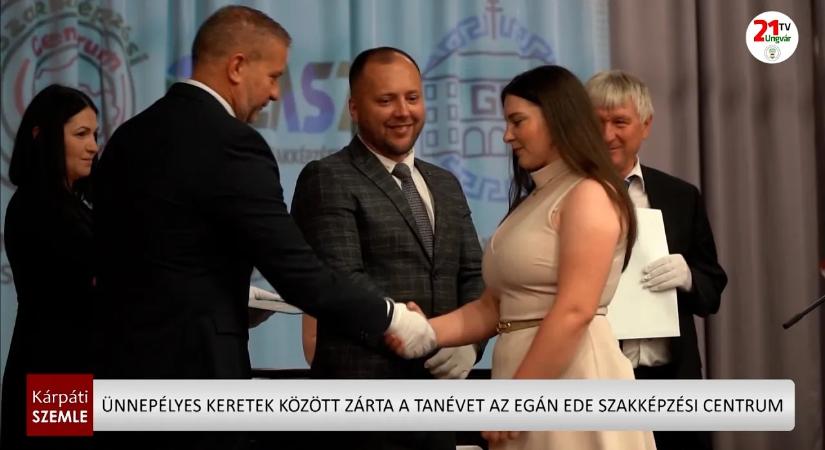 Ünnepélyes keretek között zárta a tanévet az Egán Ede Szakképzési Centrum (videó)