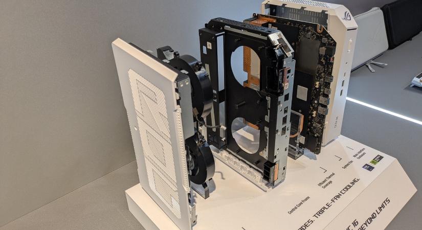 GeForce RTX 5090 Laptop GPU-val jön az ASUS ROG NUC 16 Edition 20 – Óriási teljesítmény, játékkonzolnyi formátum