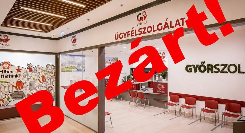 Győr-Szol – Az ETO Parkban végleg bezárt az ügyfélszolgálati iroda