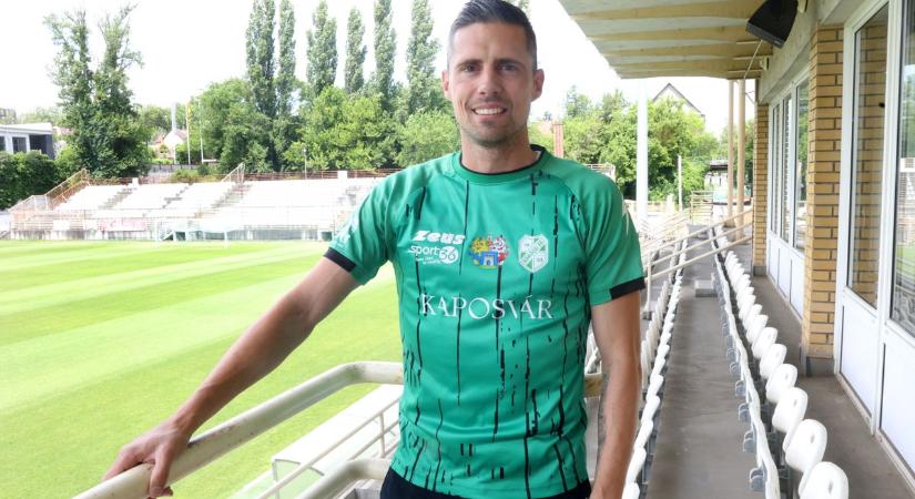 Kupagyőztesként, komoly célokkal tért vissza Kaposvárra Balázs Benjámin