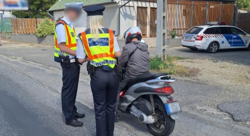 Még mindig sok motoros közlekedik szabálytalanul és veszélyesen