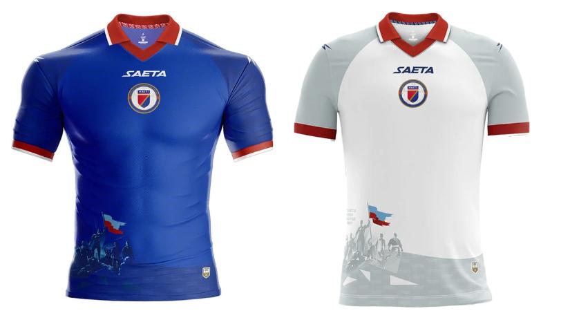 Haiti válogatottjának a vb-rajt előtt kellett változtatnia a mez dizájnon