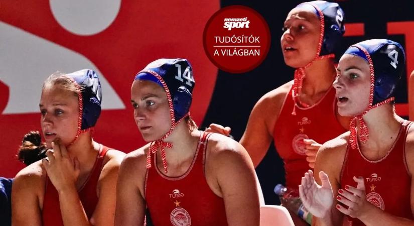 Az Olympiakosszal játszik a serlegért a Ferencváros a női vízilabda BL-ben