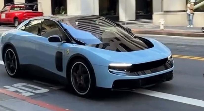 Közúti forgalomban még furcsább a Ferrari első elektromos autója