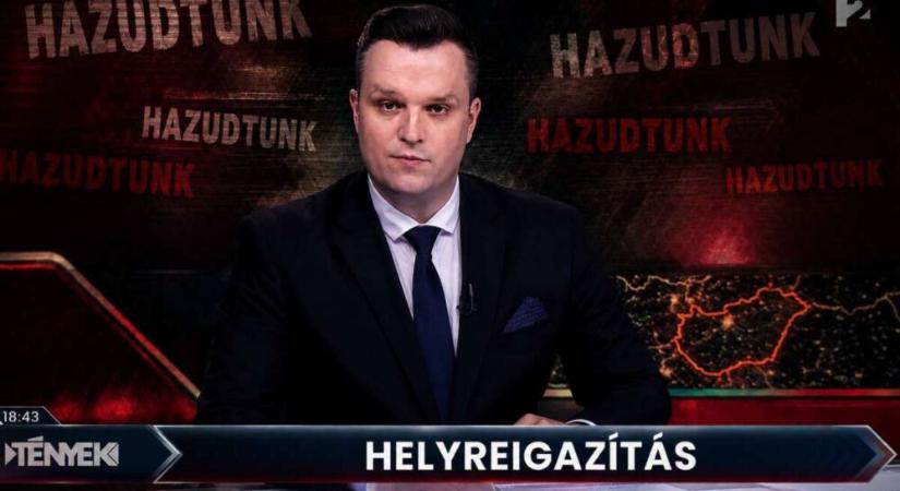 A Tények 10 hónappal -és egy választással- a hírhamisítása után beismerő vallomást tett