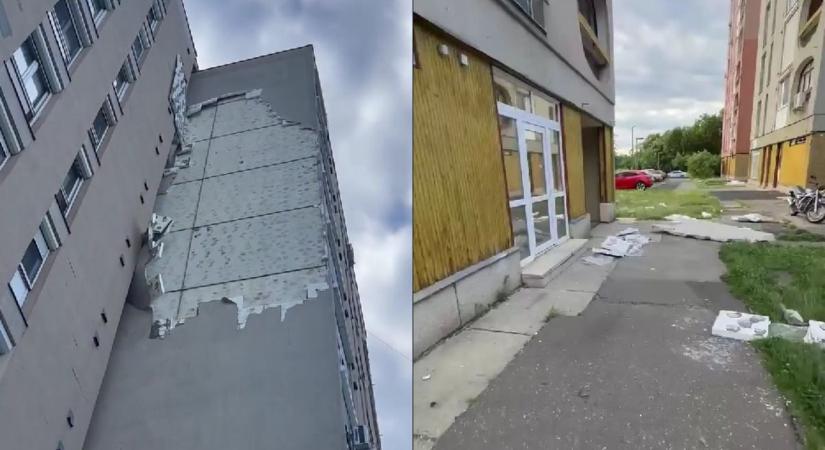 VIDEÓ – Brutális károkat okozott az éjszakai vihar Pécsen