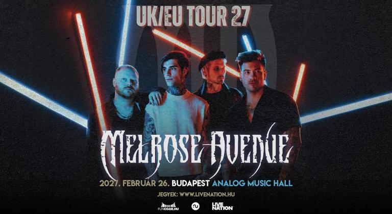 Internetes sikertörténetből a metalcore új nagy dobása – a Melrose Avenue először Budapesten