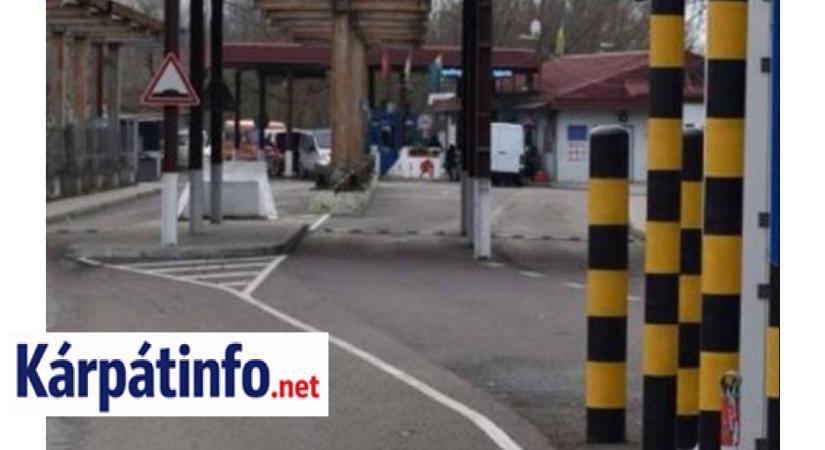 Lassulhat a határátlépés a Tiszaújlak-Tiszabecs határátkelőn