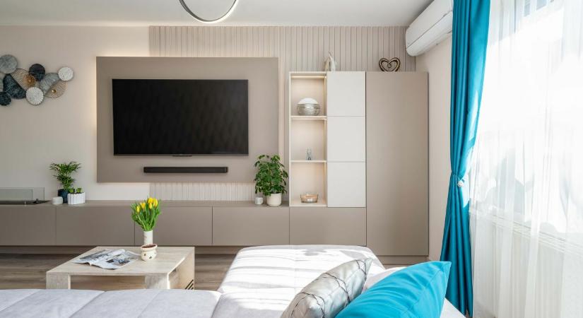 Elegáns, mégis otthonos: így újult meg ez a barátságos kecskeméti 63 m²-es belvárosi lakás