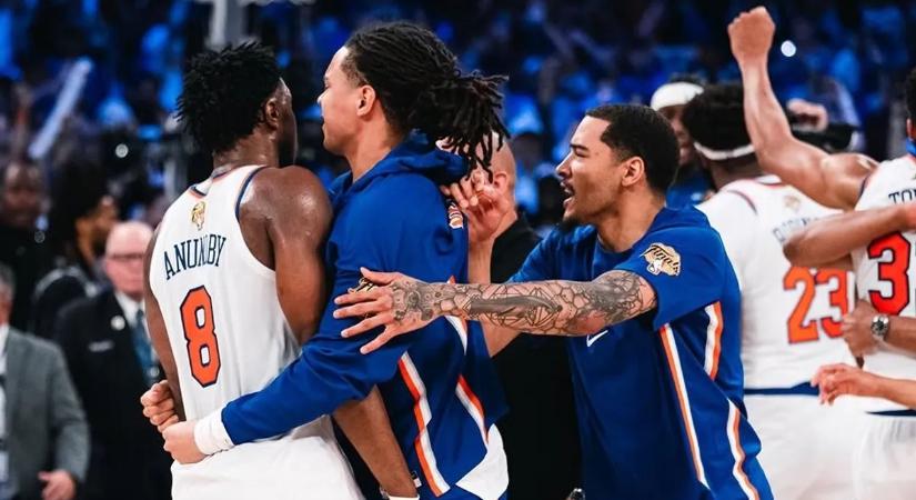 Történelmi fordítás, utolsó másodperces kosárral nyert a Knicks az NBA-döntőben