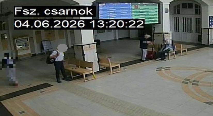 A nagyállomáson lopott: kamerák rögzítették, a szegedi rendőrök most a lakosság segítségét kérik