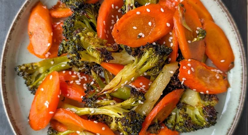 Pirított brokkoli roppanós répával: ázsiai ihletésű, egészséges vacsora recept