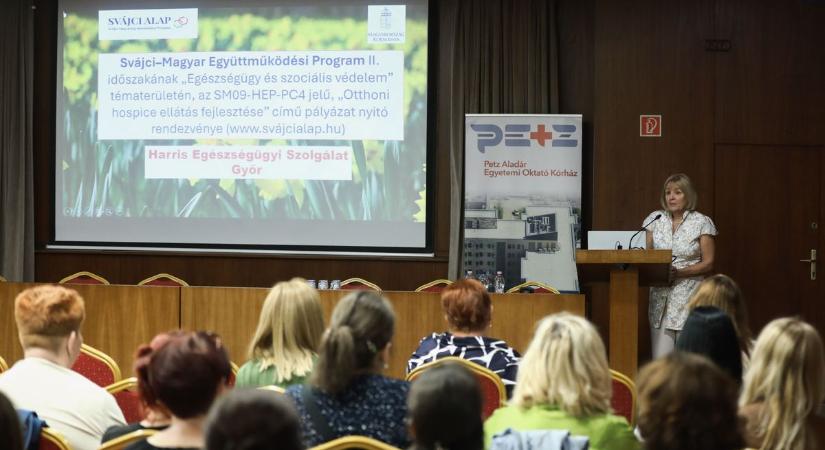 Háromnapos ingyenes hospice alaptanfolyam indult Győrben - fotók