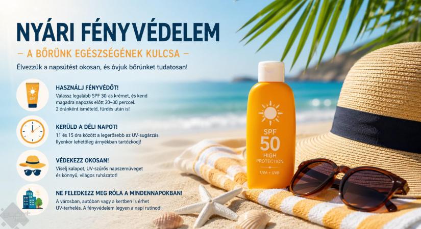 Nyári fényvédelem: a bőrünk egészségének kulcsa