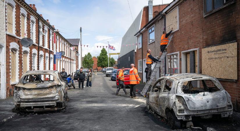 Belfast lángokban, miután egy bevándorló le akarta fejezni az áldozatát