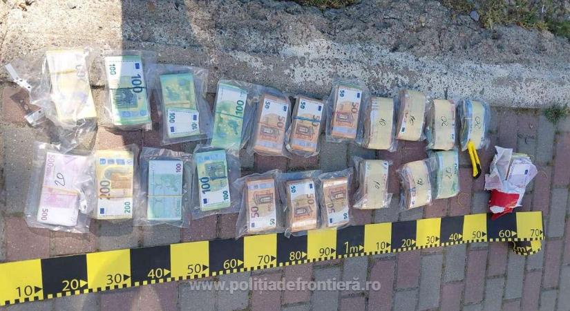 Közel 343 ezer eurót rejtegetett egy körözés alatt álló ukrán állampolgár