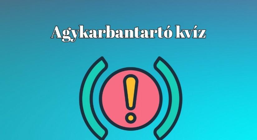Száz emberből ötven tud legalább 6 pontot elérni ezzel az agykarbantartó napi kvízzel