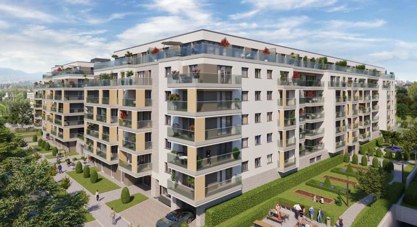 Elérte legmagasabb pontját a XIII. kerületi Le Jardin lakófejlesztés második üteme