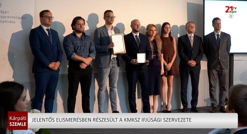 Jelentős elismerésben részesült a KMKSZ Ifjúsági Szervezete (videó)