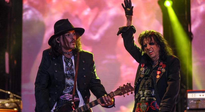 Johnny Depp és Alice Cooper zenekara Budapesten is koncertet ad szeptemberben