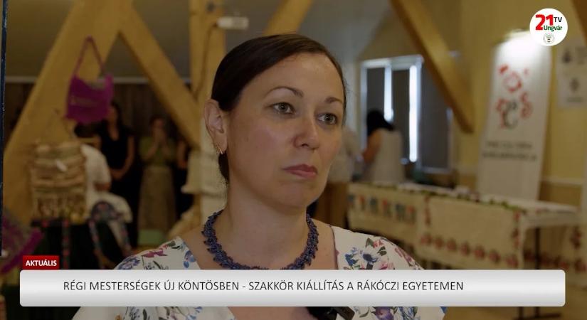 Aktuális (2026.06.11) Régi mesterségek új köntösben - Szakkör kiállítás a Rákóczi egyetemen (videó)