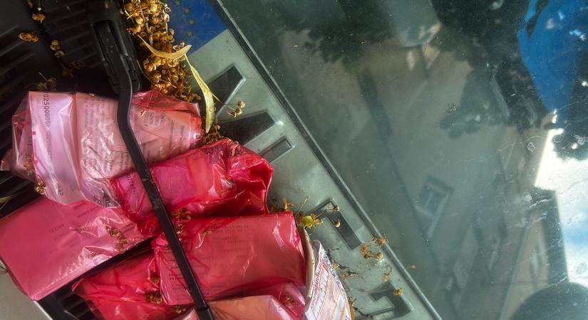 Ennyi mikuláscsomagot egy autón még nem látott – rekorder lehet a Budán engedély nélkül parkoló Ford – ez történik ilyenkor a tulajjal