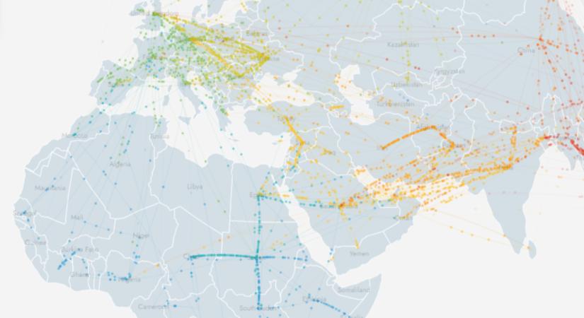 Térképen mutatjuk az elmúlt évtizedek migrációs trendjeit