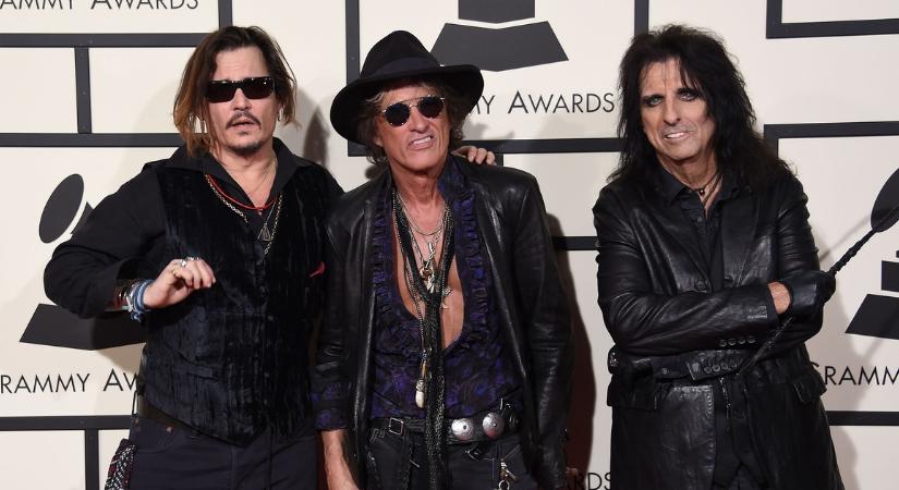 Hollywood Vampires-koncert Budapesten: Alice Cooper, Johnny Depp és Joe Perry már biztosan a színpadon lesz