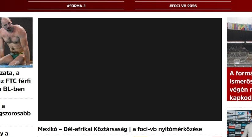 Beütött a baj a vb nyitómeccsére, elérhetetlen az M4 Sport netes közvetítése
