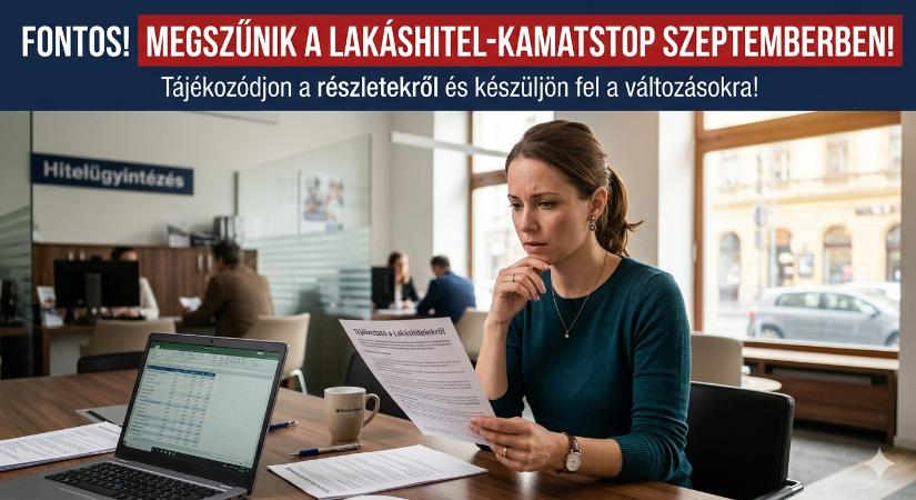 Szeptemberben megszűnik a lakáshitel-kamatstop