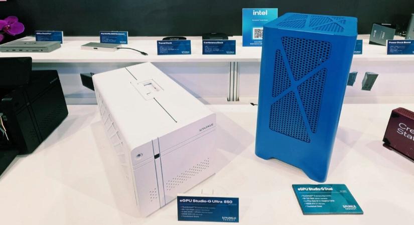 A Sparkle jóvoltából itt az első Thunderbolt 5 portos külső videokártya-ház, ami két videokártyát is fogad