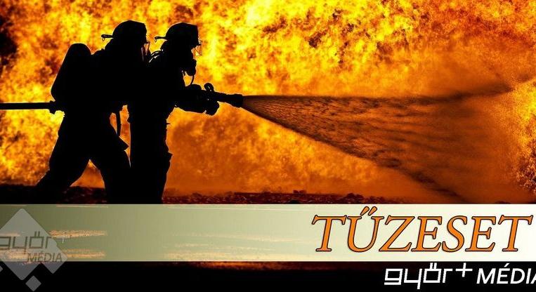 Társasházi lakás égett Győrben